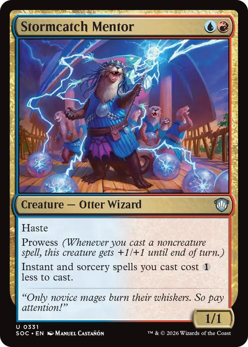 Image for Stormcatch Mentor (331) [Secrets of Strixhaven] - Magic: The Gathering
