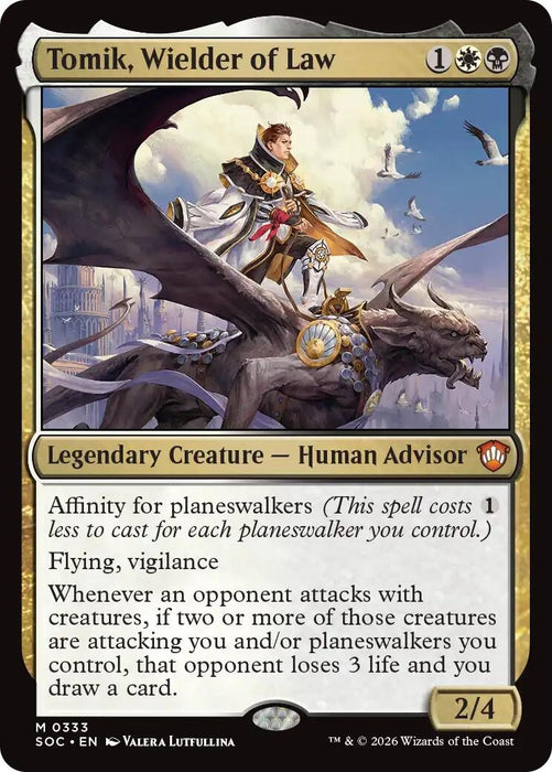 Image for Tomik, Wielder of Law (333) [Secrets of Strixhaven] - Magic: The Gathering