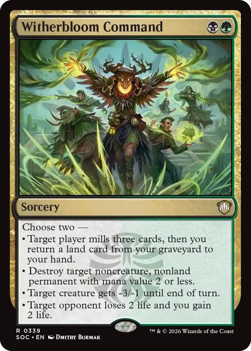 Image for Witherbloom Command (339) [Secrets of Strixhaven] - Magic: The Gathering