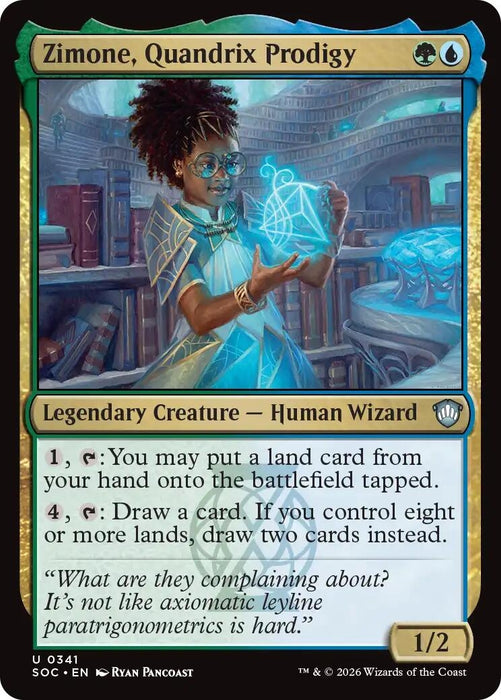 Image for Zimone, Quandrix Prodigy (341) [Secrets of Strixhaven] - Magic: The Gathering