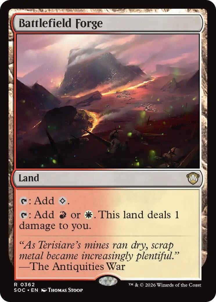 Image for Battlefield Forge (362) [Secrets of Strixhaven] - Magic: The Gathering