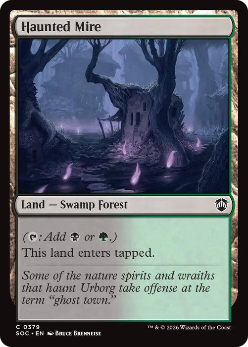 Image for Haunted Mire (379) [Secrets of Strixhaven] - Magic: The Gathering
