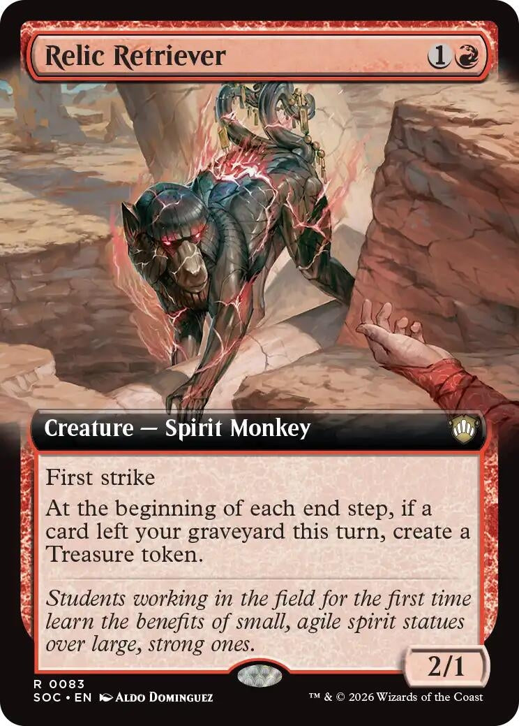 Image for Relic Retriever (Extended Art) (83) [Secrets of Strixhaven] - Magic: The Gathering