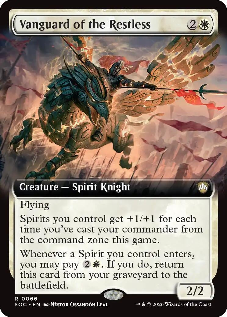Image for Vanguard of the Restless (Extended Art) (66) [Secrets of Strixhaven] - Magic: The Gathering