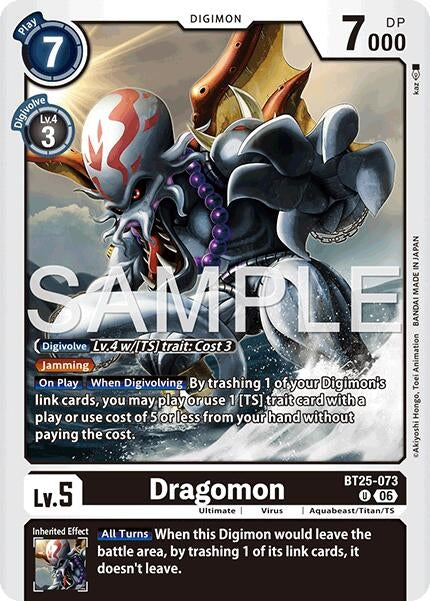 Image for Dragomon (BT25-073 U) [Dual Revolution] - Digimon Card Game