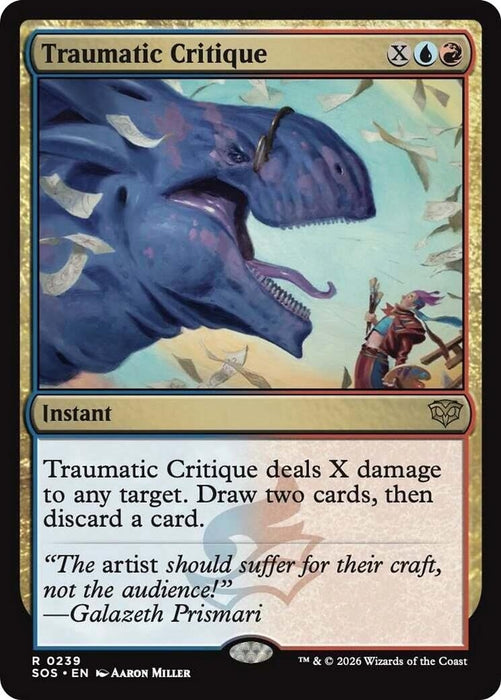 Image for Traumatic Critique (239) [Secrets of Strixhaven] - Magic: The Gathering