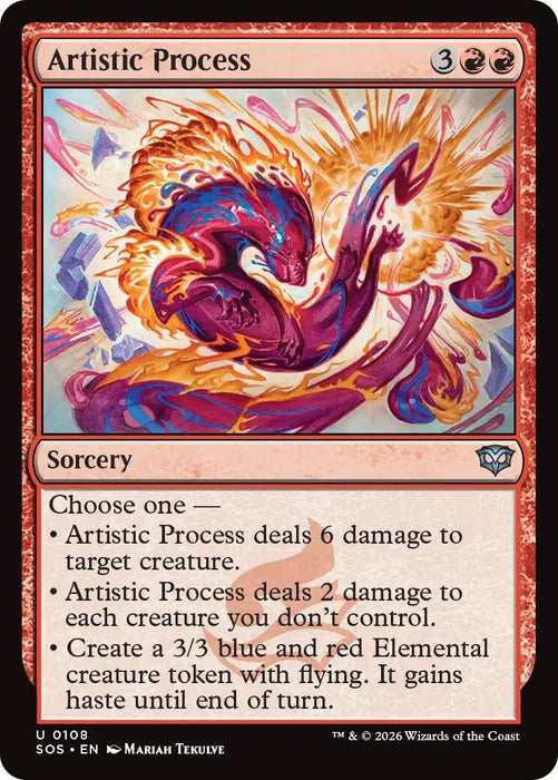 Image for Artistic Process (108) [Secrets of Strixhaven] - Magic: The Gathering