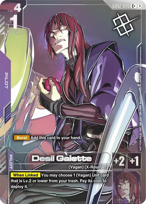 Image for Desil Galette (Store Tournament Winner Pack 04) (GD02-096) [Gundam Promotional Cards] - Gundam Card Game