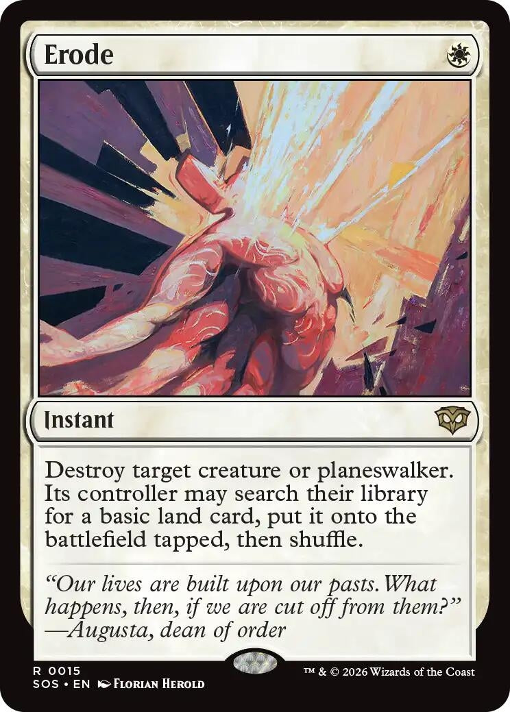 Image for Erode (15) [Secrets of Strixhaven] - Magic: The Gathering