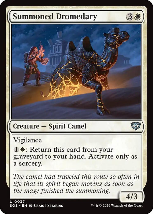 Image for Summoned Dromedary (37) [Secrets of Strixhaven] - Magic: The Gathering