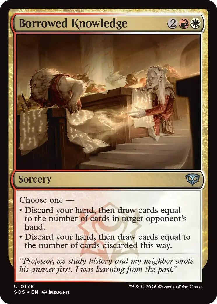 Image for Borrowed Knowledge (178) [Secrets of Strixhaven] - Magic: The Gathering