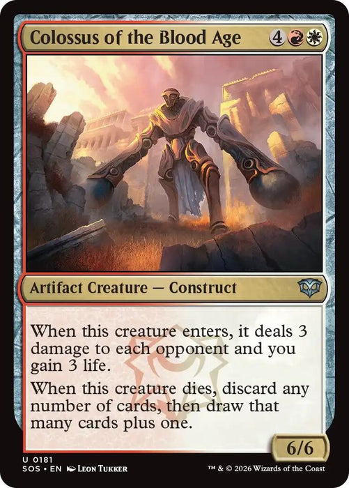 Image for Colossus of the Blood Age (181) [Secrets of Strixhaven] - Magic: The Gathering