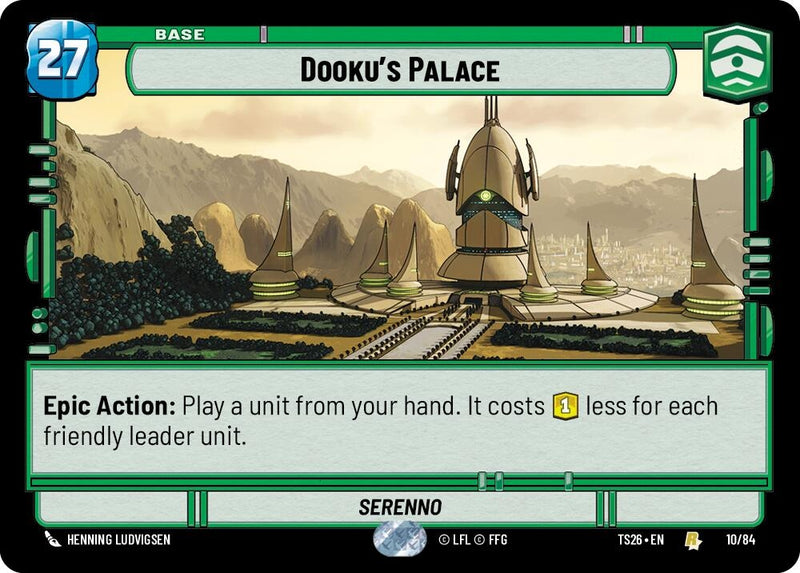Image for Dooku's Palace (10/84) [Twin Suns] - Star Wars: Unlimited
