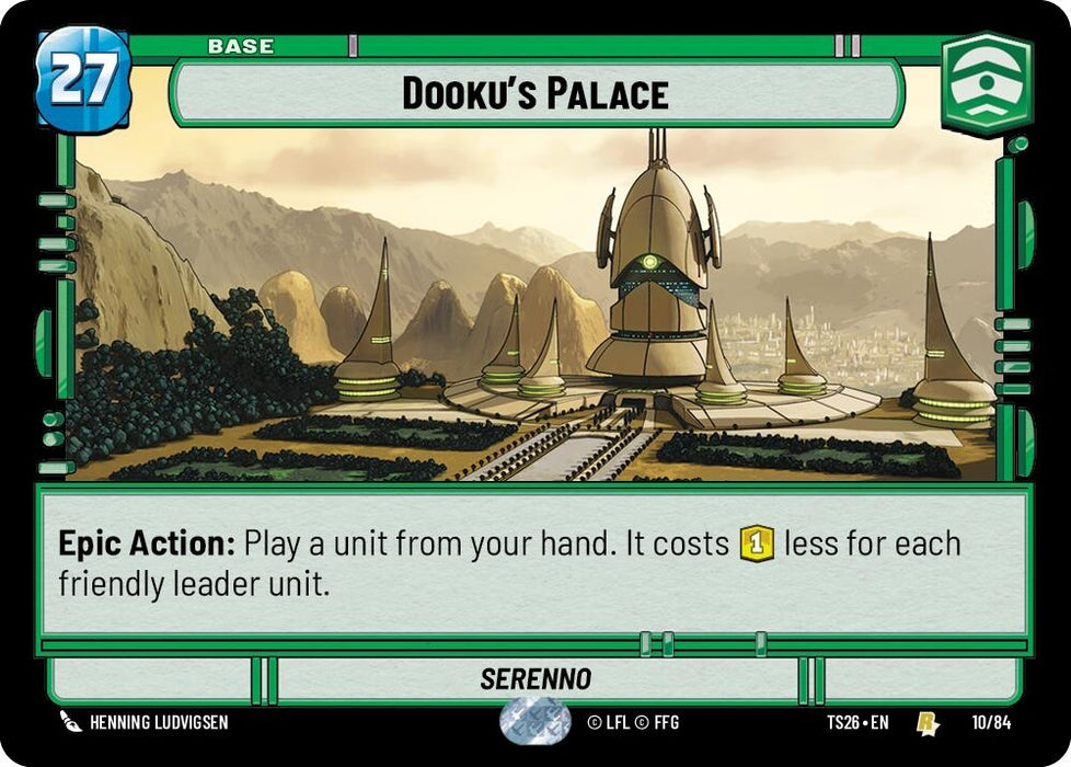 Image for Dooku's Palace (10/84) [Twin Suns] - Star Wars: Unlimited