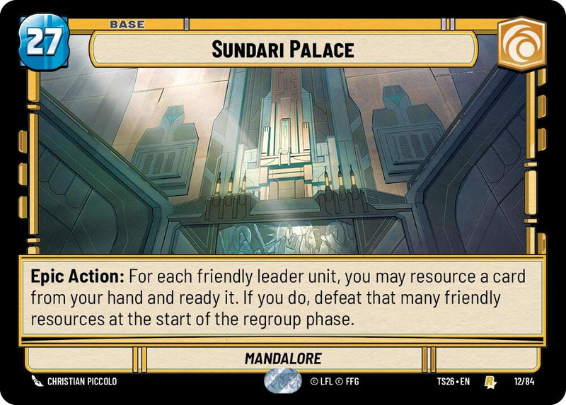 Image for Sundari Palace (12/84) [Twin Suns] - Star Wars: Unlimited