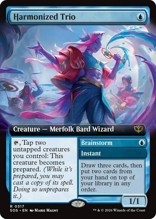 Image for Harmonized Trio (Extended Art) (317) [Secrets of Strixhaven] - Magic: The Gathering