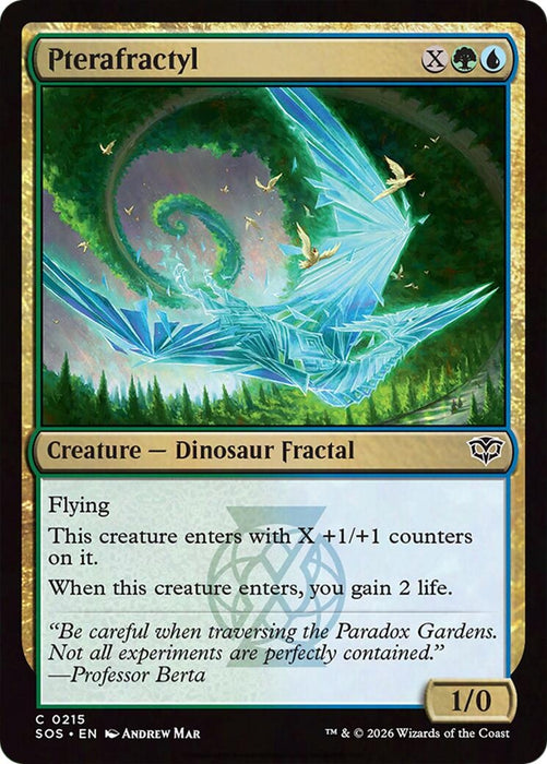 Image for Pterafractyl (215) [Secrets of Strixhaven] - Magic: The Gathering