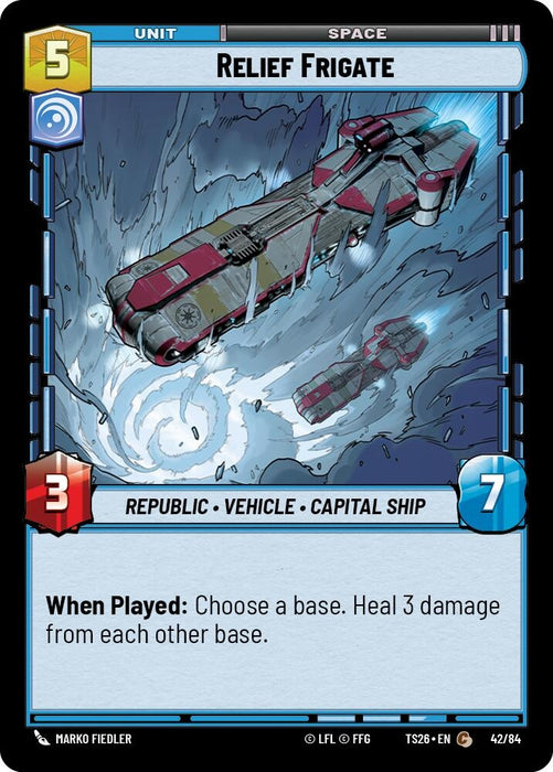 Image for Relief Frigate (42/84) [Twin Suns] - Star Wars: Unlimited