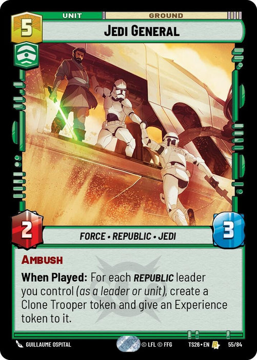 Image for Jedi General (55/84) [Twin Suns] - Star Wars: Unlimited