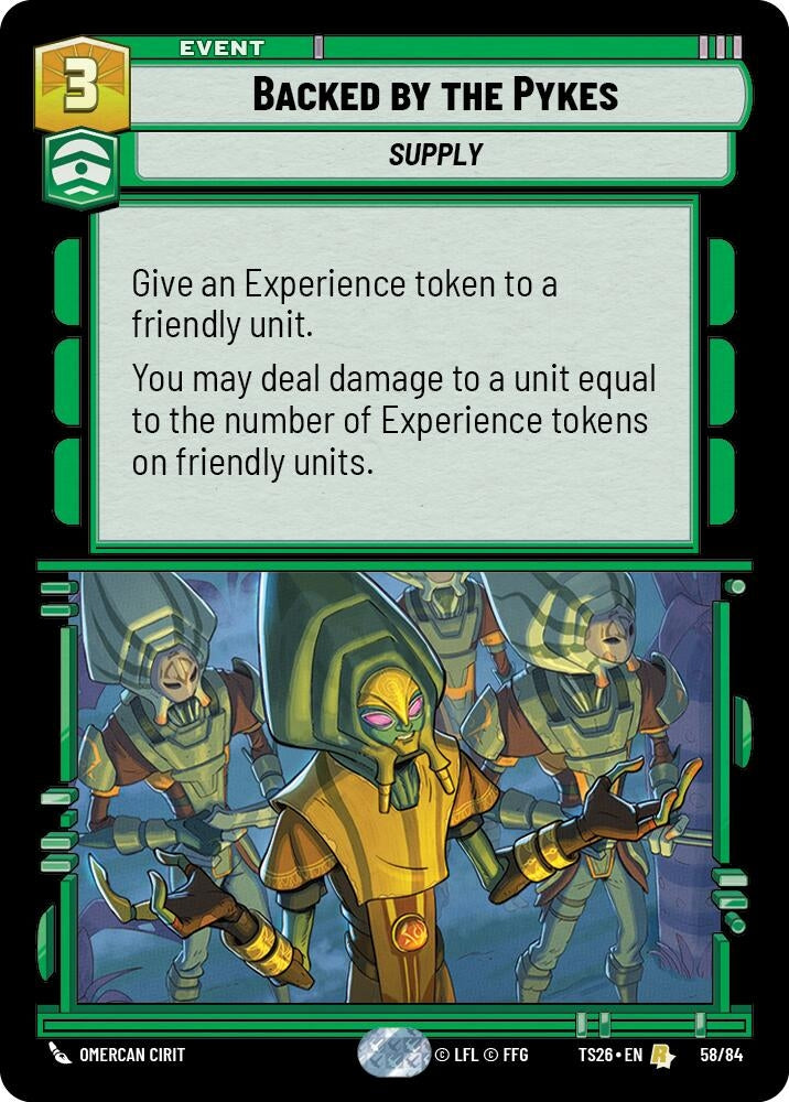 Image for Backed by the Pykes (58/84) [Twin Suns] - Star Wars: Unlimited