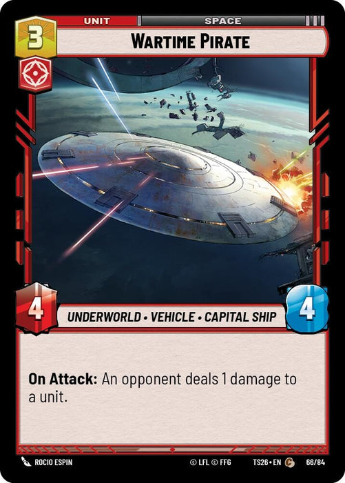 Image for Wartime Pirate (66/84) [Twin Suns] - Star Wars: Unlimited