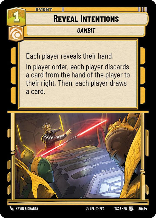 Image for Reveal Intentions (80/84) [Twin Suns] - Star Wars: Unlimited