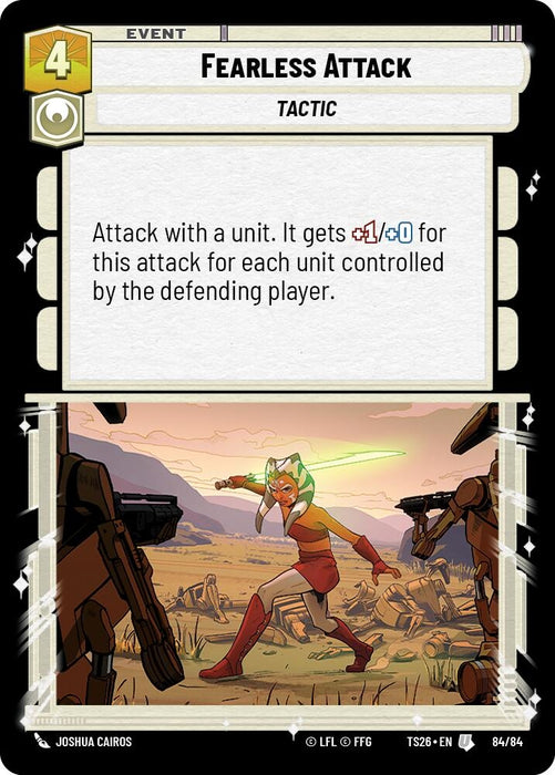Image for Fearless Attack (84/84) [Twin Suns] - Star Wars: Unlimited