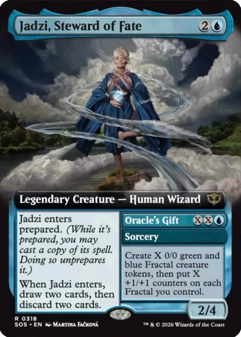 Image for Jadzi, Steward of Fate (Extended Art) (318) [Secrets of Strixhaven] - Magic: The Gathering