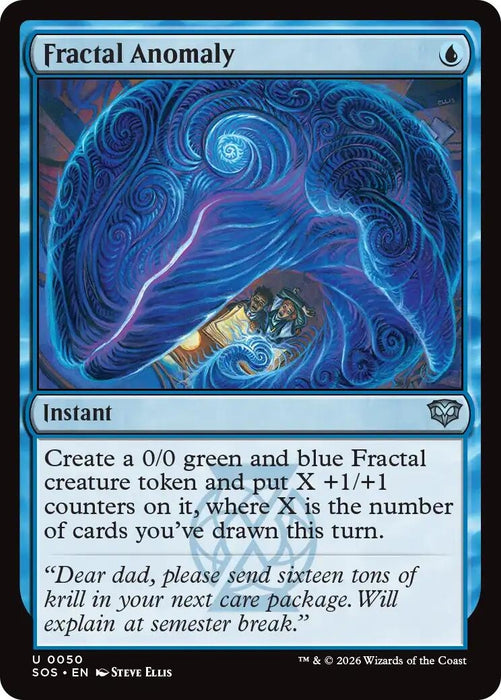 Image for Fractal Anomaly (50) [Secrets of Strixhaven] - Magic: The Gathering