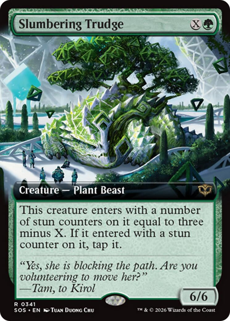 Image for Slumbering Trudge (Extended Art) (341) [Secrets of Strixhaven] - Magic: The Gathering