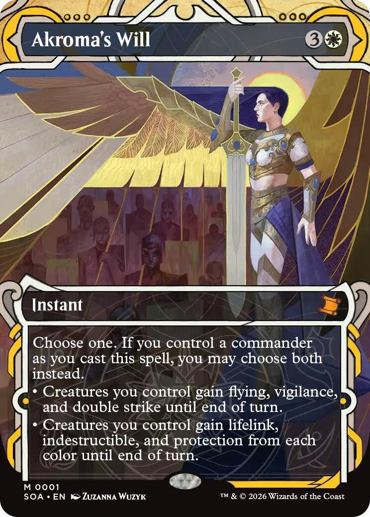 Image for Akroma's Will (1) [Secrets of Strixhaven: Mystical Archive] - Magic: The Gathering