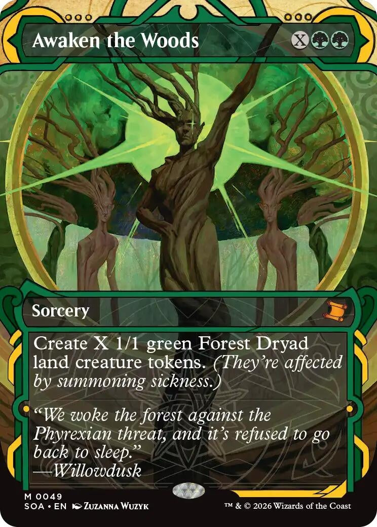 Image for Awaken the Woods (49) [Secrets of Strixhaven: Mystical Archive] - Magic: The Gathering