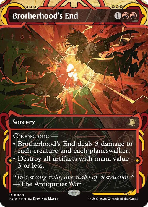 Image for Brotherhood's End (39) [Secrets of Strixhaven: Mystical Archive] - Magic: The Gathering