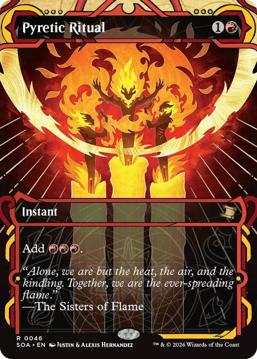Image for Pyretic Ritual (46) [Secrets of Strixhaven: Mystical Archive] - Magic: The Gathering