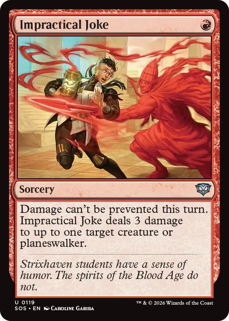 Image for Impractical Joke (119) [Secrets of Strixhaven] - Magic: The Gathering