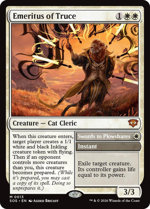 Image for Emeritus of Truce (13) [Secrets of Strixhaven] - Magic: The Gathering