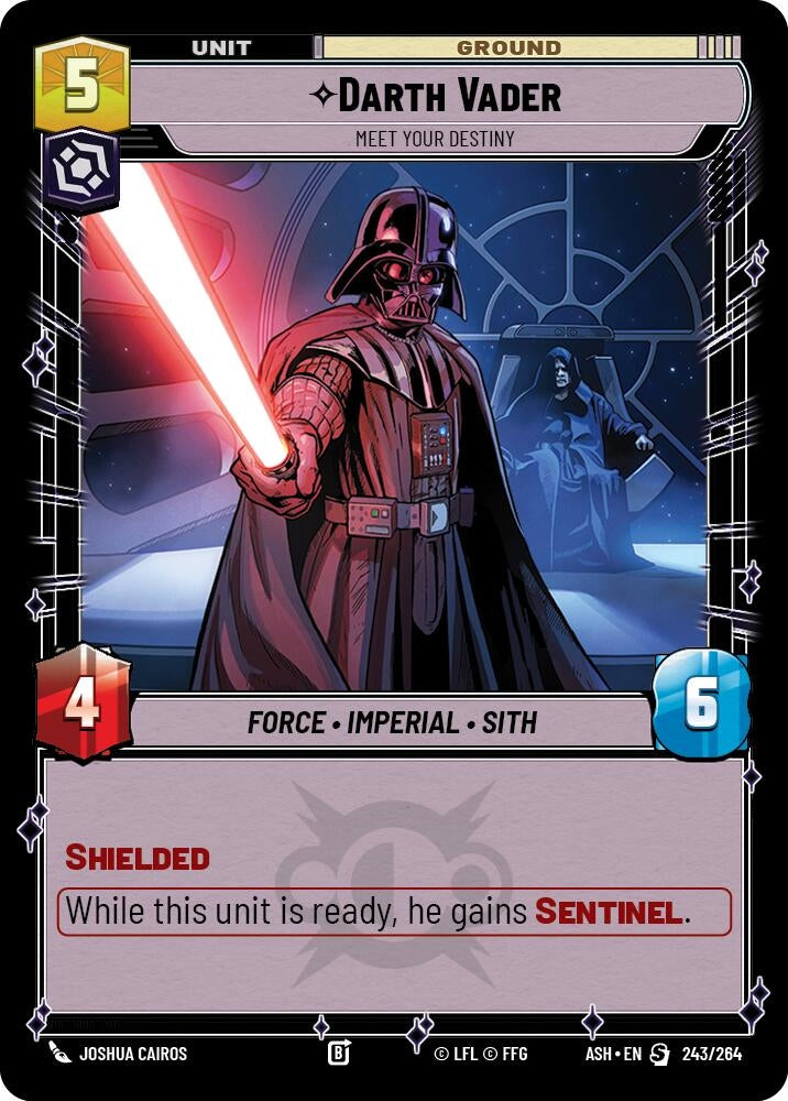 Image for Darth Vader - Meet Your Destiny (243/264) [Ashes of the Empire] {ASH} - Star Wars: Unlimited