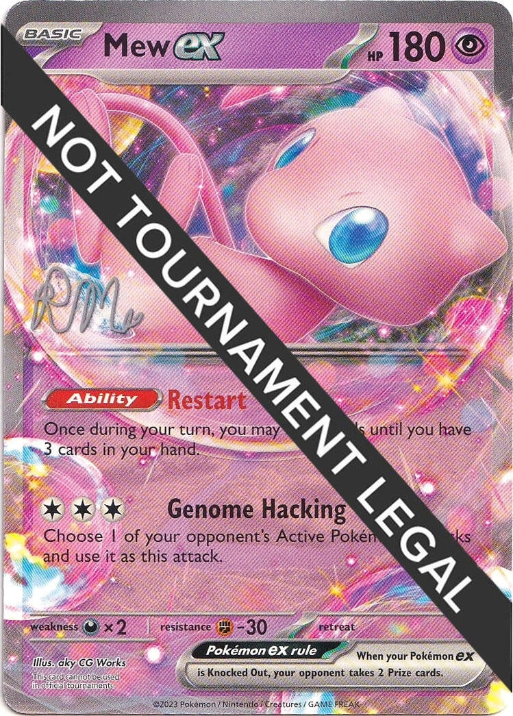 Image for Mew ex - 2025 (Riley McKay) [World Championship Decks] - Pokemon