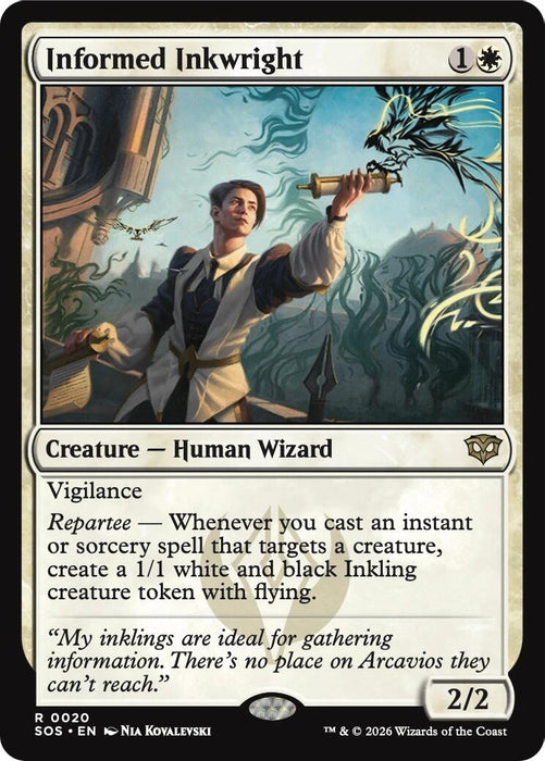 Image for Informed Inkwright (20) [Secrets of Strixhaven] - Magic: The Gathering