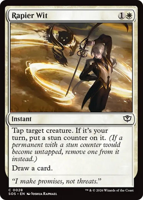 Image for Rapier Wit (28) [Secrets of Strixhaven] - Magic: The Gathering