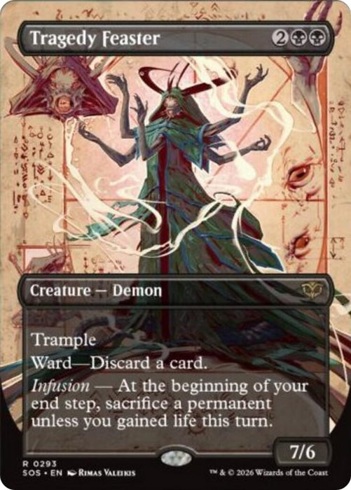 Image for Tragedy Feaster (Borderless) (293) [Secrets of Strixhaven] - Magic: The Gathering
