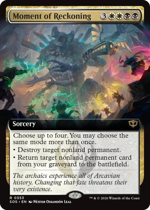 Image for Moment of Reckoning (Extended Art) (353) [Secrets of Strixhaven] - Magic: The Gathering