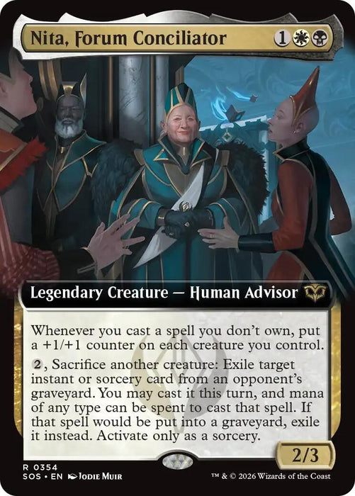 Image for Nita, Forum Conciliator (Extended Art) (354) [Secrets of Strixhaven] - Magic: The Gathering