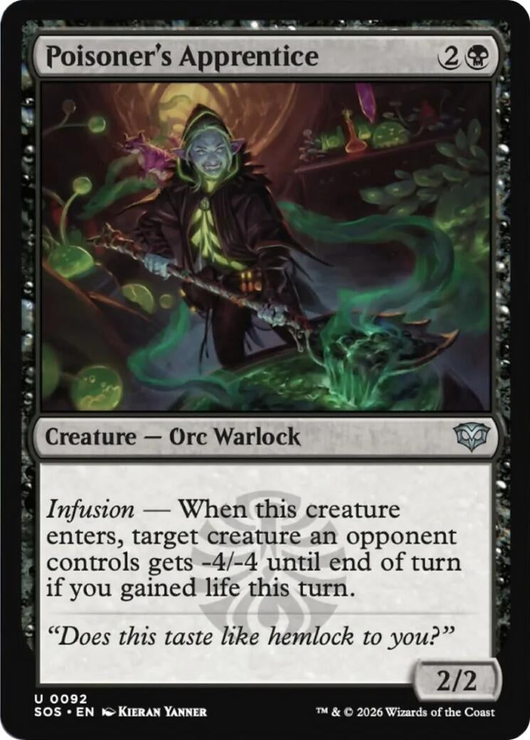 Image for Poisoner's Apprentice (92) [Secrets of Strixhaven] - Magic: The Gathering