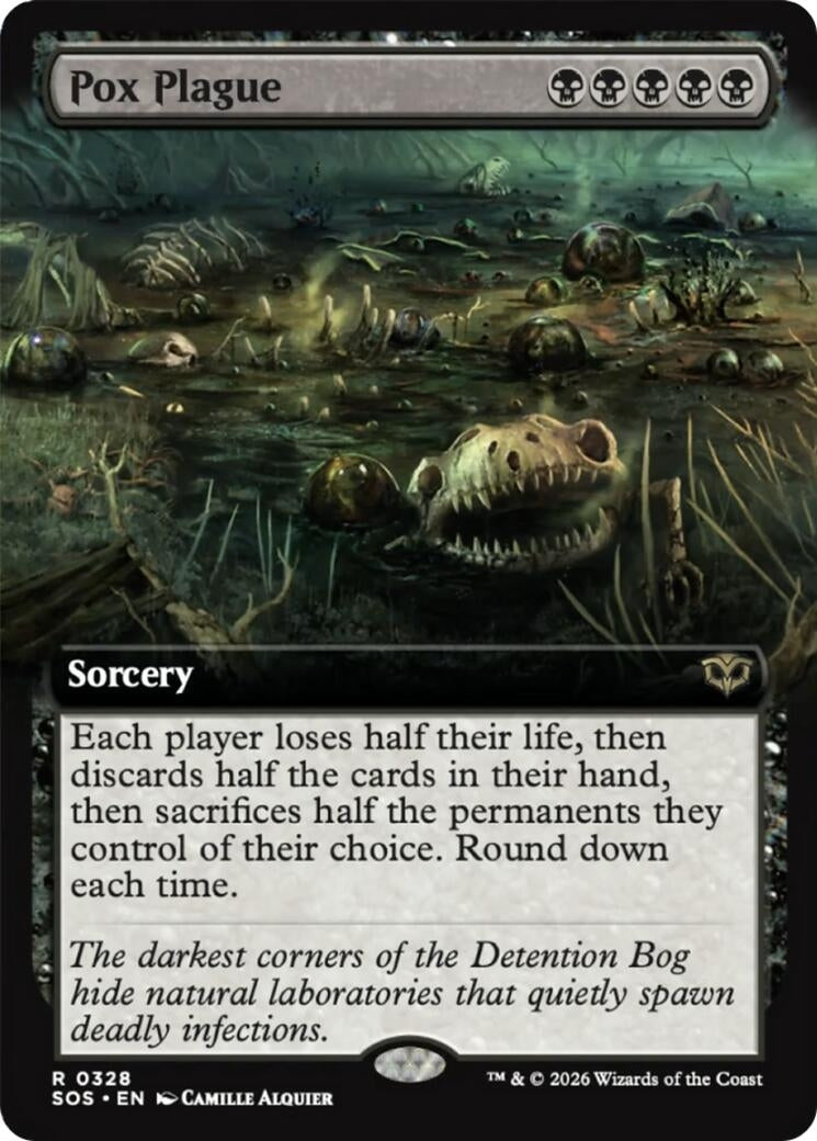 Image for Pox Plague (Extended Art) (328) [Secrets of Strixhaven] - Magic: The Gathering