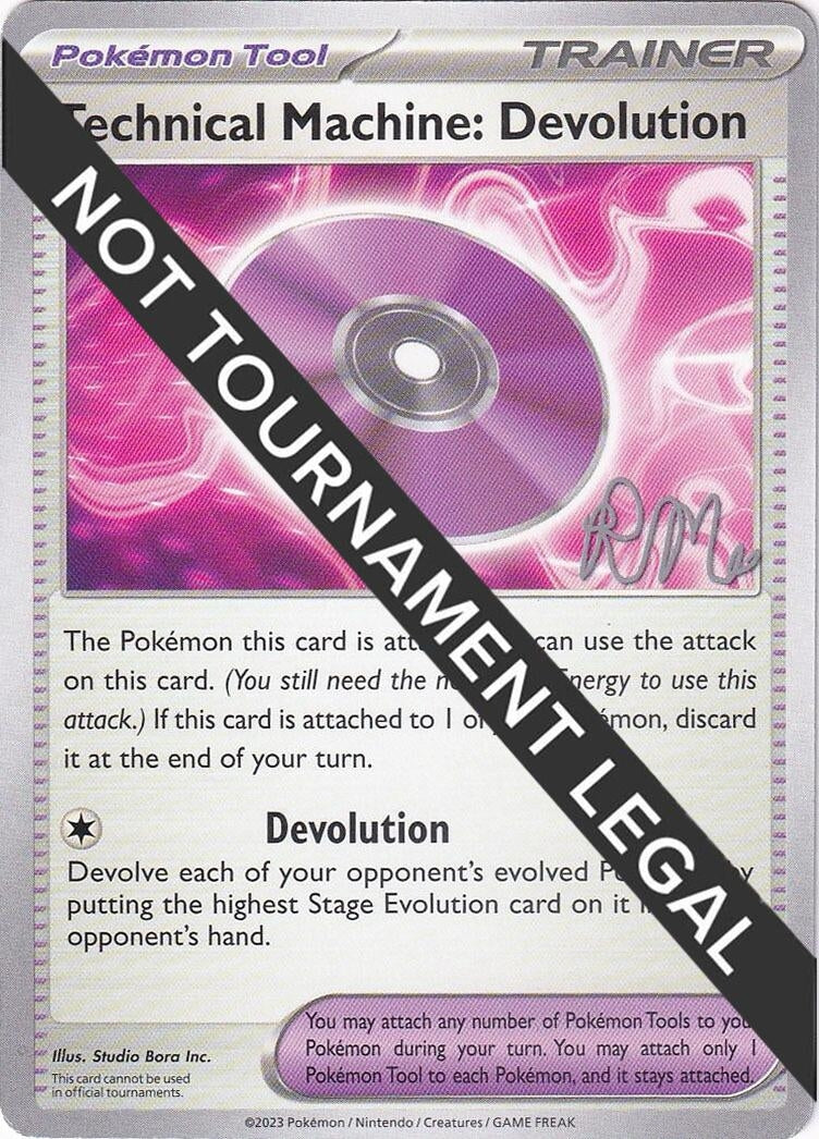 Image for Technical Machine: Devolution - 2025 (Riley McKay) [World Championship Decks] - Pokemon