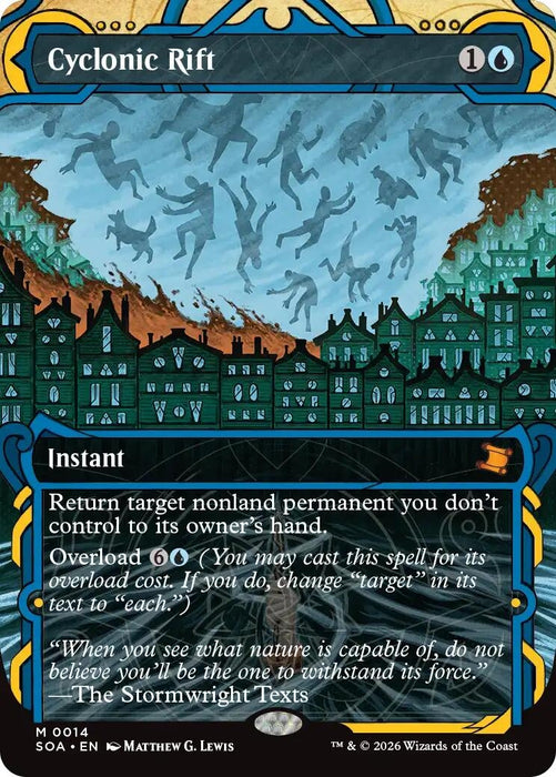 Image for Cyclonic Rift (14) [Secrets of Strixhaven: Mystical Archive] - Magic: The Gathering