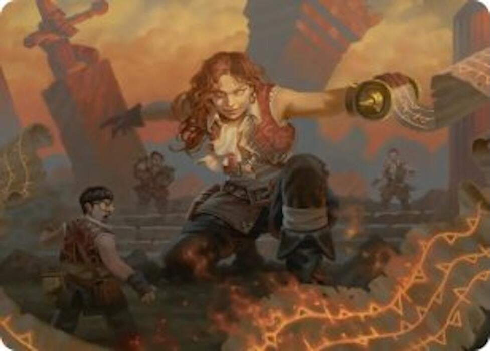 Zealous Lorecaster Art Card (14) [Secrets of Strixhaven]