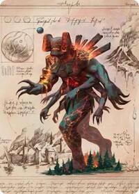 Magmablood Archaic Art Card (31) [Secrets of Strixhaven]