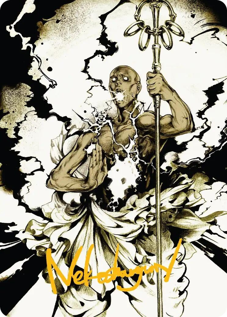 Image for Burst Lightning Art Card (Gold-Stamped Signature) (51) [Secrets of Strixhaven] - Magic: The Gathering